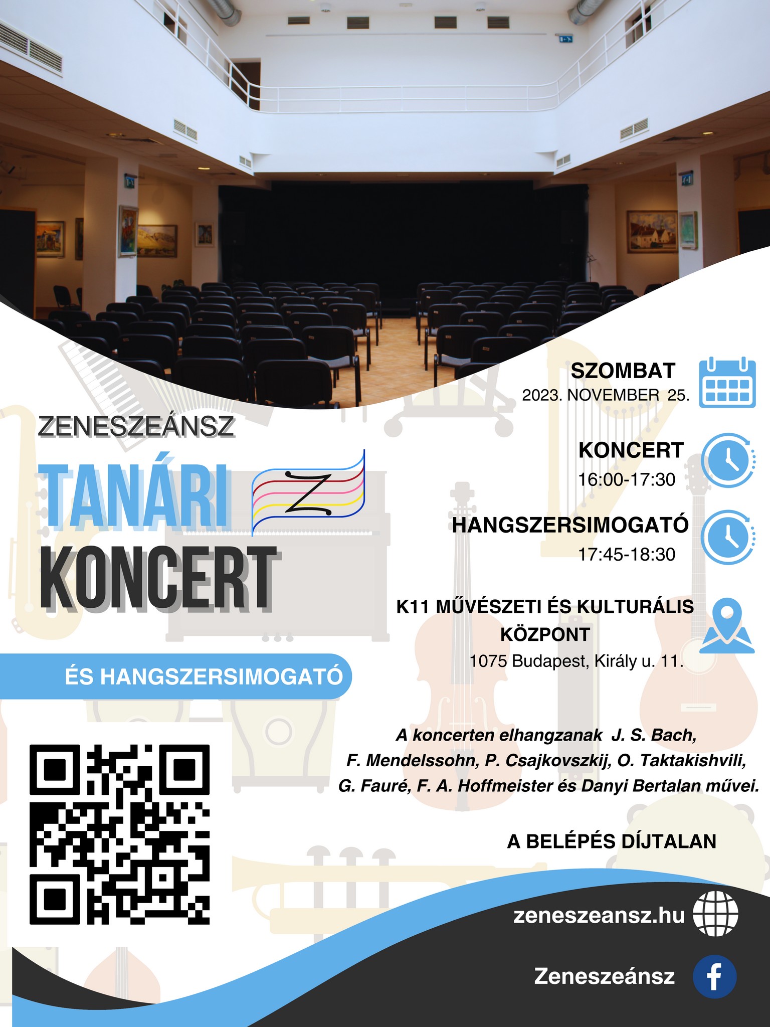 Zeneszeánsz Tanári koncert 2023